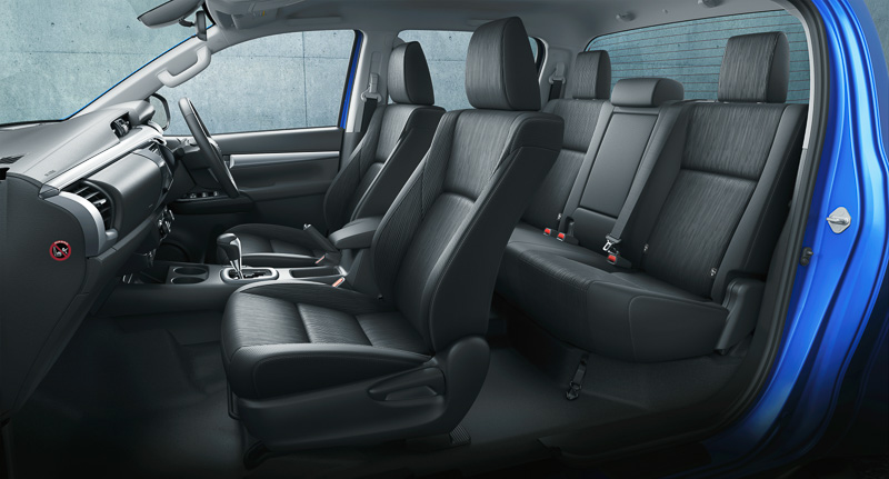 Zグレードのキャビンスペース