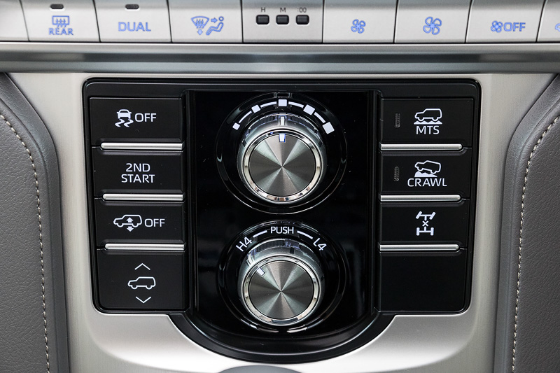 路面状況に応じた走行支援を行なう「マルチテレインセレクト」がTZ-Gにオプション設定される