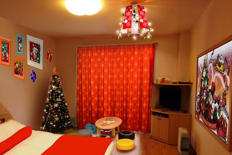 「クリスマス限定宿泊プラン」のクリスマスデコレーションイメージ