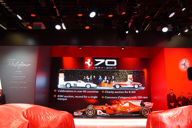 今年はフェラーリ70周年