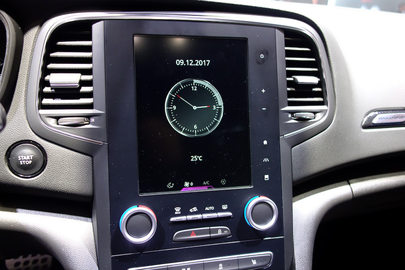 新型メガーヌR.S.のインテリア