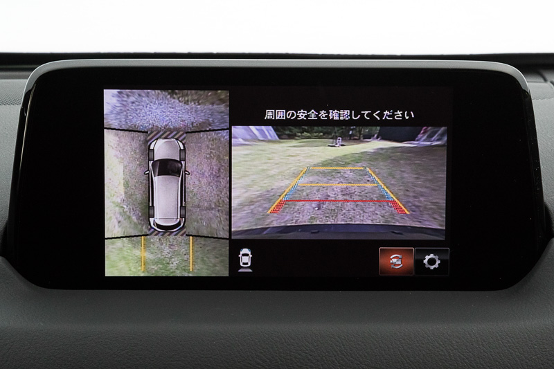 360°ビュー・モニターの表示