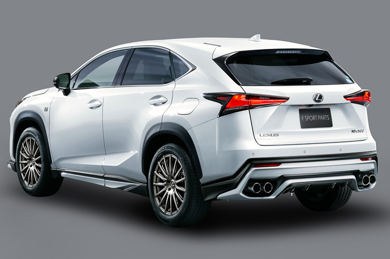 「リアディフューザー」にインテグレーテッド装着されるタイプの「スポーツマフラー」。それぞれ個別にも販売されるが、同時装着が必須となる