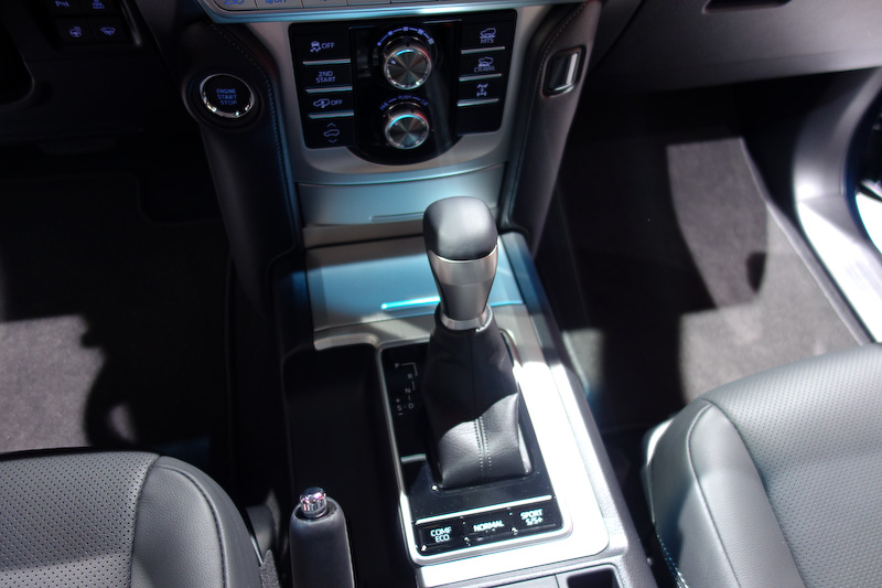 新型ランドクルーザーのインテリア