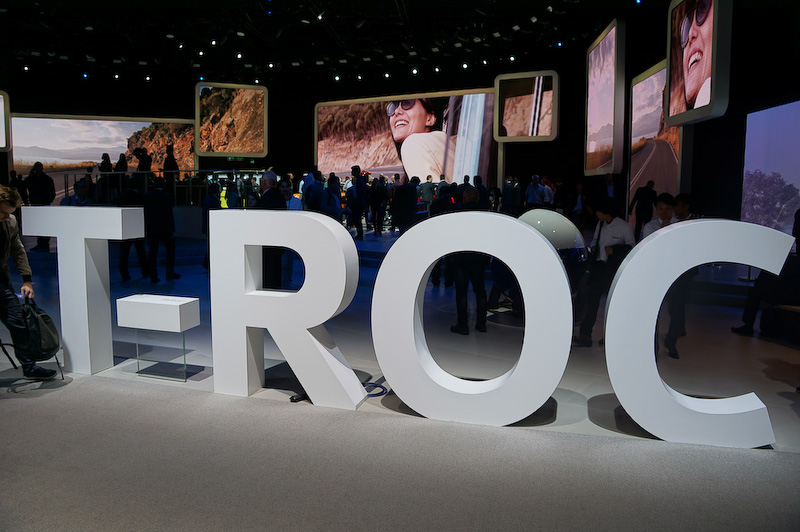 会場にはT-Rocの大きな文字もあった