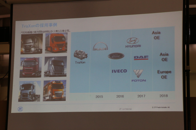 TraXonは2018年以降も採用車を拡大していく予定