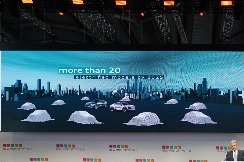 2025年の20車種以上の電動化車両を投入