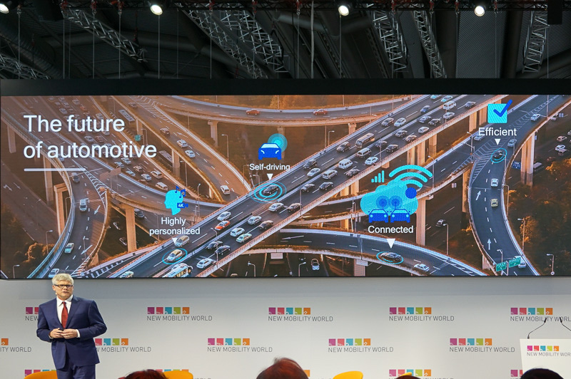 Qualcommのプレゼンテーションで示された自動車の未来