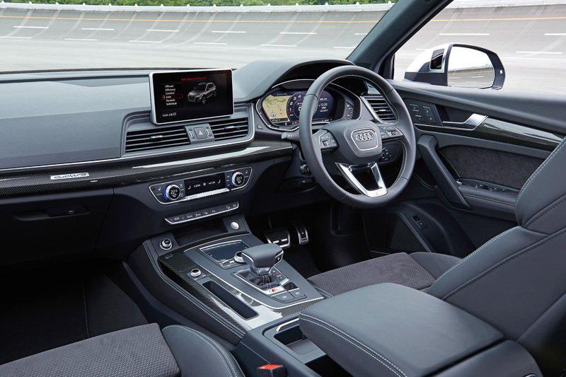 新型SQ5のインテリア