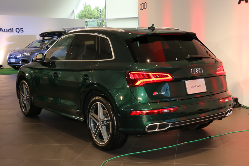 新型SQ5。ボディサイズは4680×1900×1635mm（全長×全幅×全高）。ホイールベースは2825mm