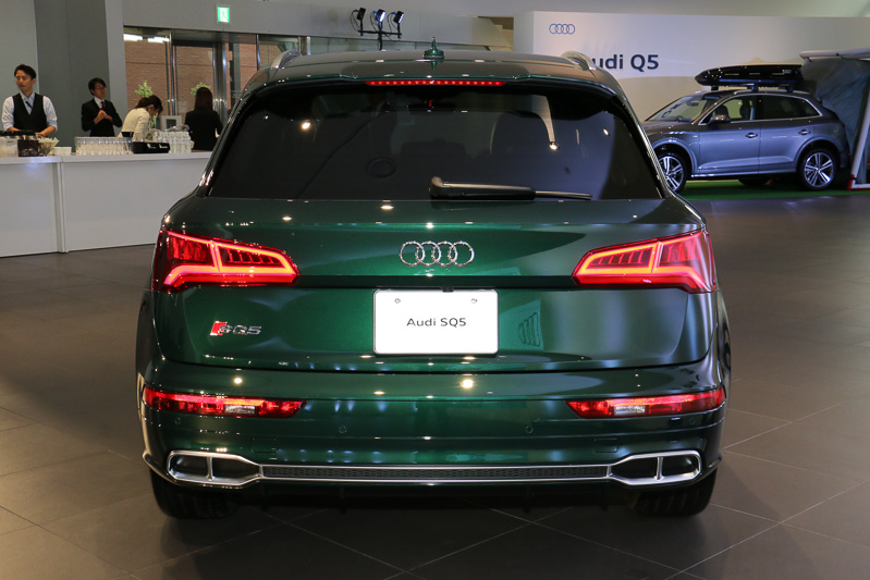 新型SQ5。ボディサイズは4680×1900×1635mm（全長×全幅×全高）。ホイールベースは2825mm