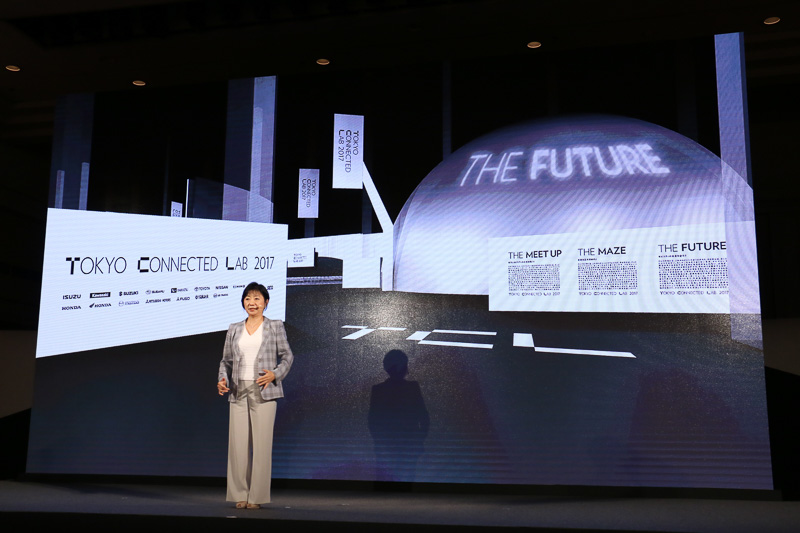 THE FUTUREでは300人が同時に入れるという大型ドームを使用