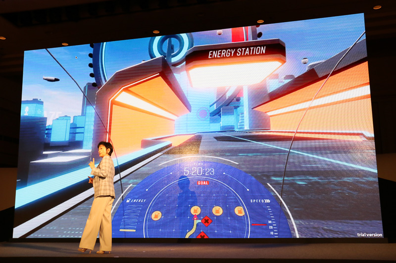 エネルギー残量が減ってきたらステーションでチャージ