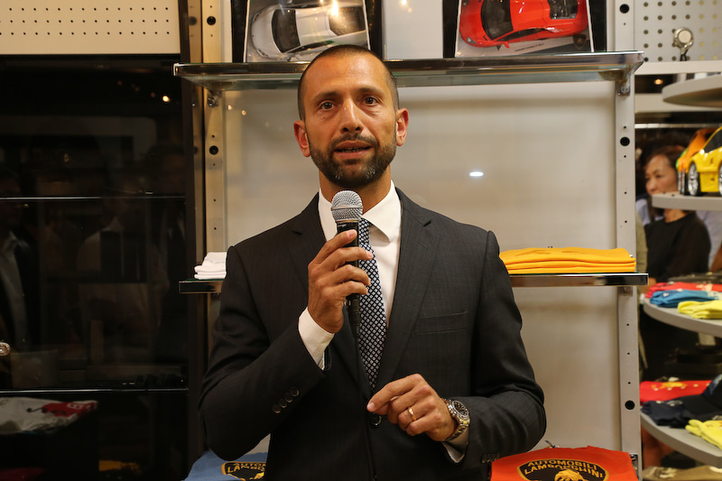 ランボルギーニ ジャパン カントリー・マネージャーのフランチェスコ・クレシ氏