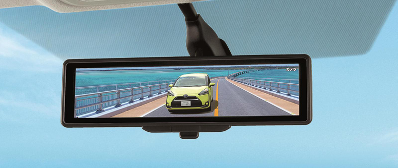 パナソニックとフィコサが協業開発した「電子インナーミラー」