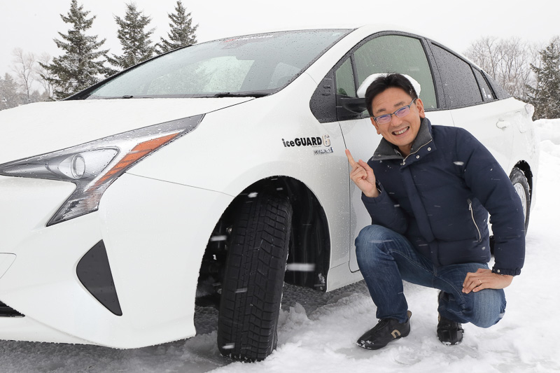 横浜ゴムが旭川市に開設した最新のタイヤテストセンターTTCHでアイスガード 6に試乗