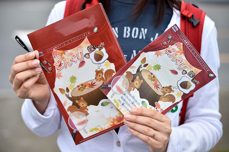 謎解きのために最初に渡されるキット。謎や地図が記されたパンフレットと鉛筆がクリアファイルに入っているので、まずは1つずつ謎を解いていきます