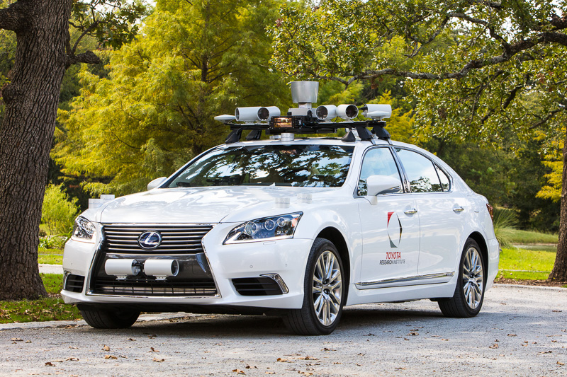 Toyota Research Instituteの自動運転実験車改良版