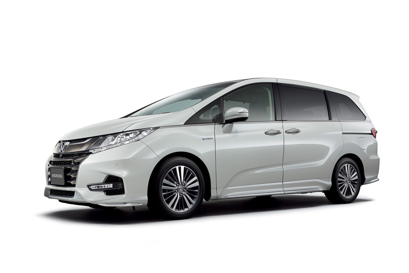 11月にマイナーモデルチェンジを予定している「オデッセイ」（日本初公開）