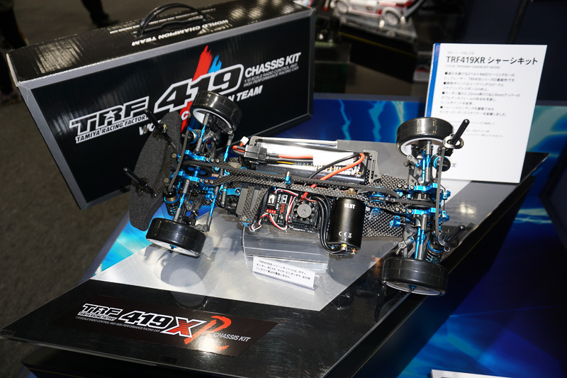 ベルトドライブを採用するTRF419XRシャシーキット