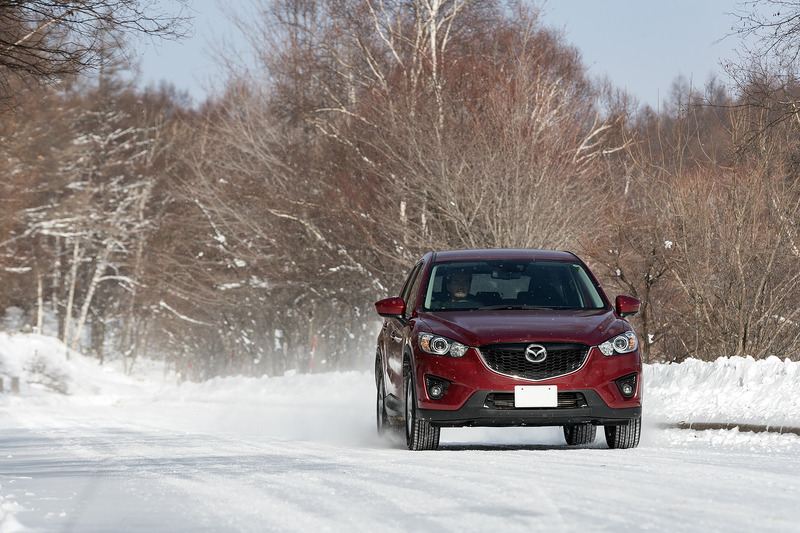 圧雪路はすこぶる快適