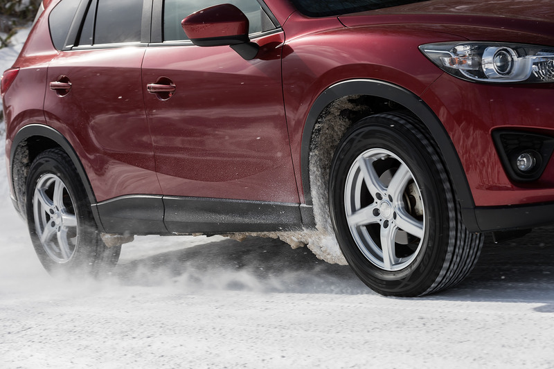 圧雪路はすこぶる快適