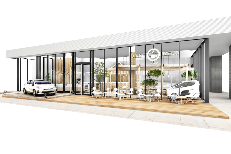 「グローバルゲート」1階にオープンする「DRIVE TO GO BY TOYOTA」