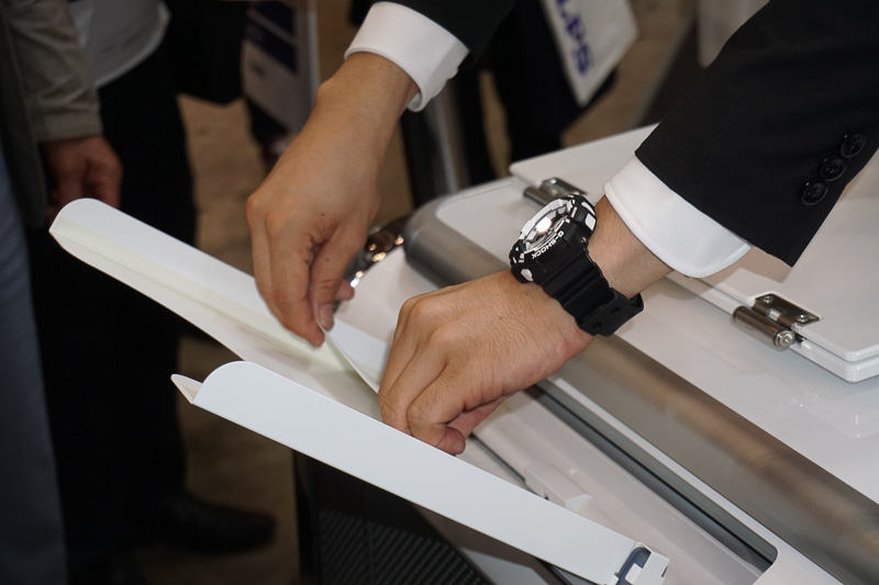 カシオ計算機のブース