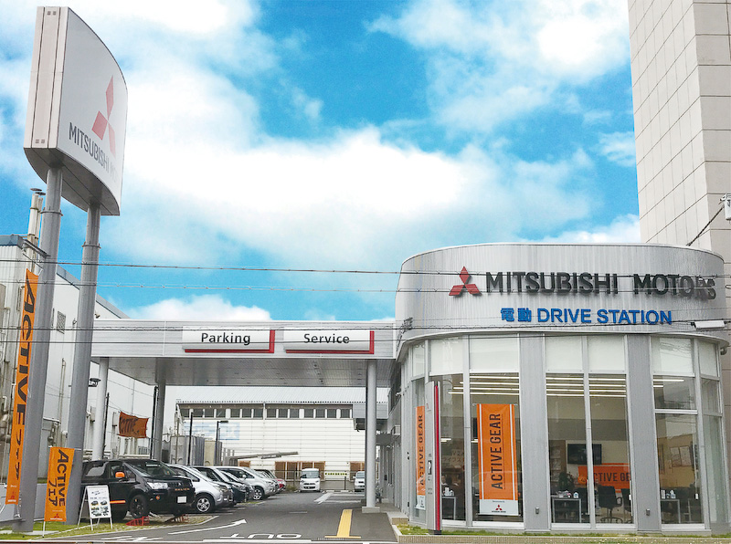 西日本三菱自動車販売株式会社 松原店（大阪府松原市岡7-65-1）