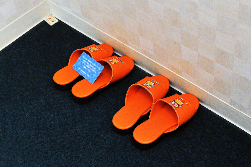 子供用のスリッパもかわいらしい