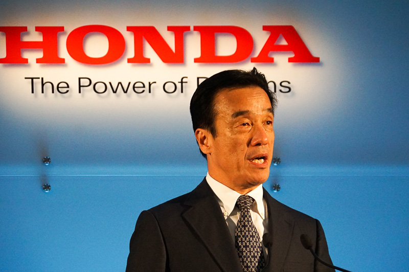 本田技研工業株式会社 専務取締役 山根庸史氏