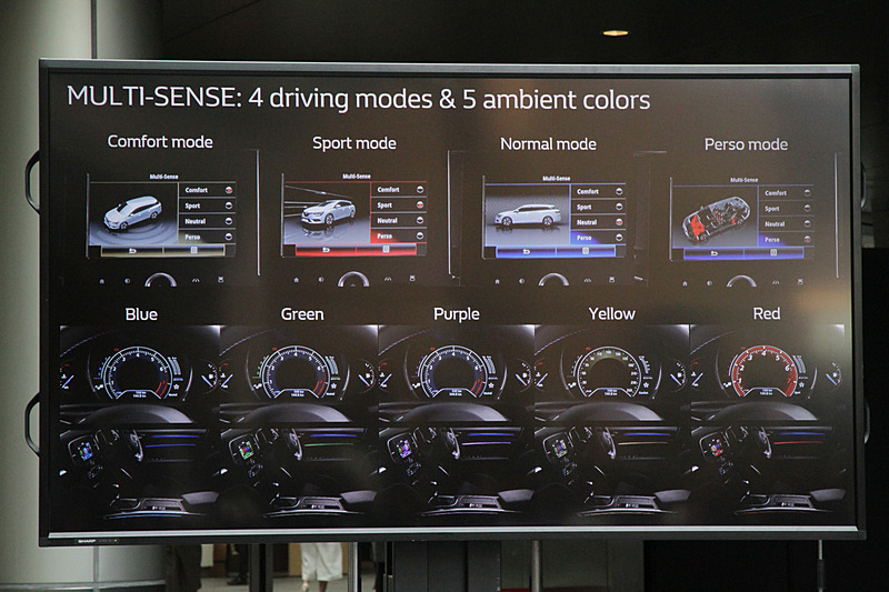 メガーヌ GTに搭載される各種システムの詳細を画面で解説