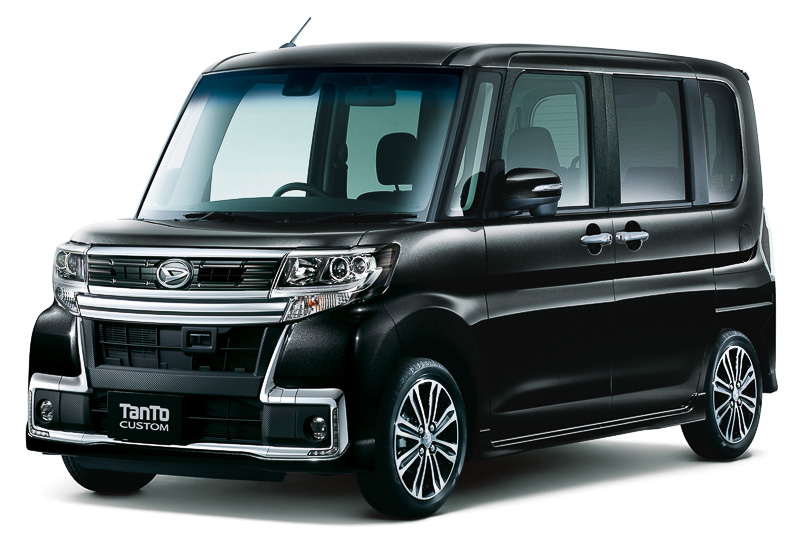 タント カスタム（ブラックマイカメタリック）