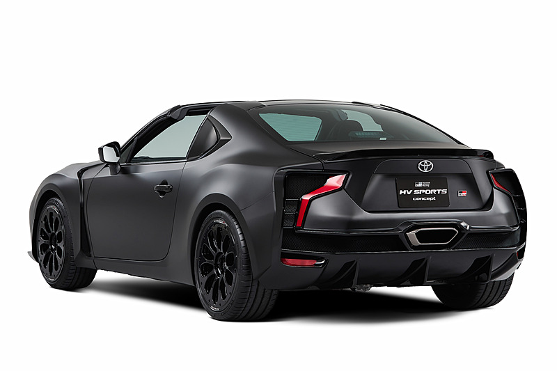 GR HV SPORTS conceptのボディサイズは4395×1805×1280mm（全長×全幅×全高）で、乗車定員は2名