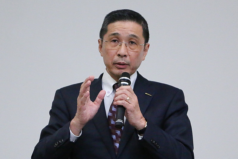10月2日に開催した記者会見で登壇した日産自動車 代表取締役社長兼最高経営責任者 西川廣人氏