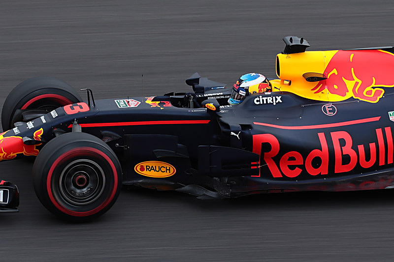 FP1で3位となったダニエル・リカルド選手（3号車 レッドブル・レーシング・タグホイヤー）