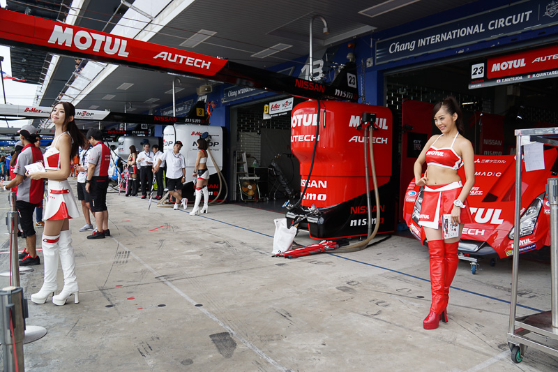 GT500クラス ドライバーポイントランキングトップの23号車「MOTUL AUTECH GT-R」松田次生/ロニー・クインタレッリ組