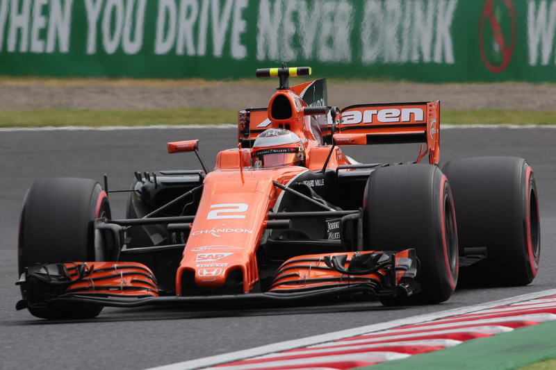 予選11位となったストフェル・バンドーン選手（2号車 マクラーレン・ホンダ）