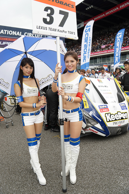 ポールポジションからスタートする37号車「KeePer TOM'S LC500」平川亮/ニック・キャシディ組