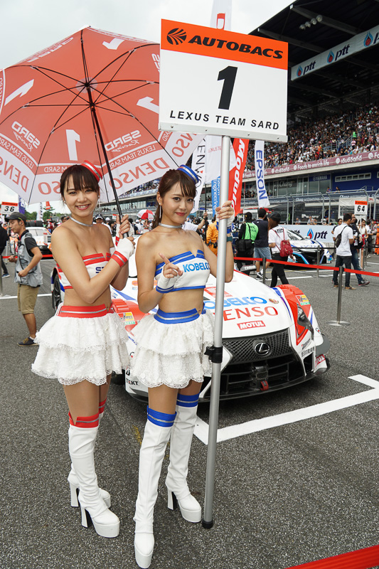 7番手の1号車「DENSO KOBELCO SARD LC500」ヘイキ・コバライネン/平手晃平組