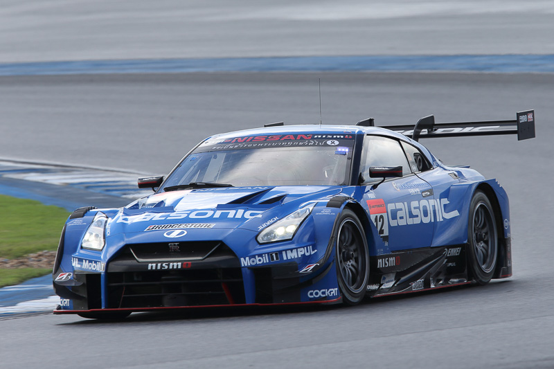12号車カルソニック IMPUL GT-R。ゴール間近でスローダウンし表彰台を逃した