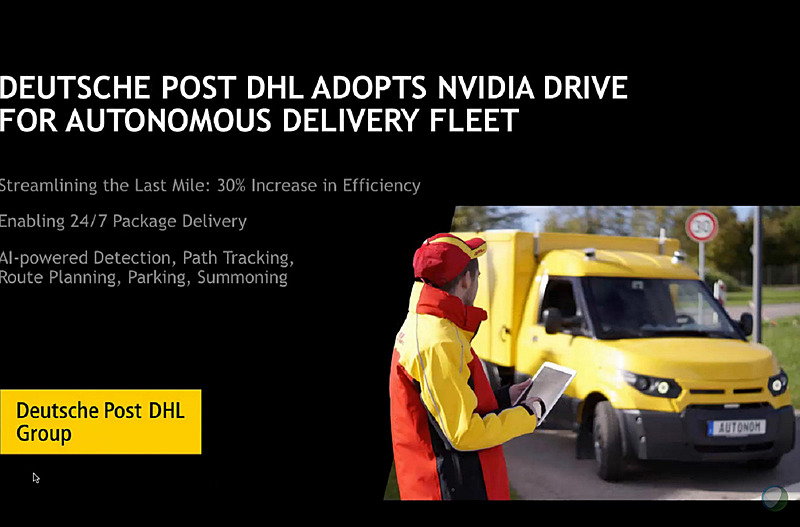 DPDHL（Deutsche Post DHL Group）がZFのProAI self-driving systemを採用