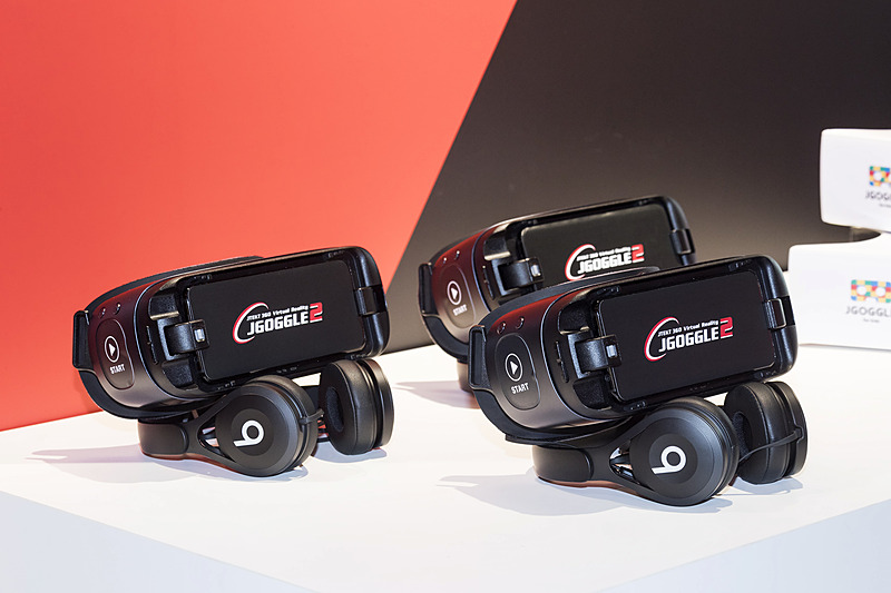 展示予定の「JGOGGLE2」