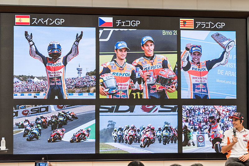 Repsol Hondaは、ヘレス、チェコ、アラゴンと今シーズンで3回のワンツー・フィニッシュを成し遂げた