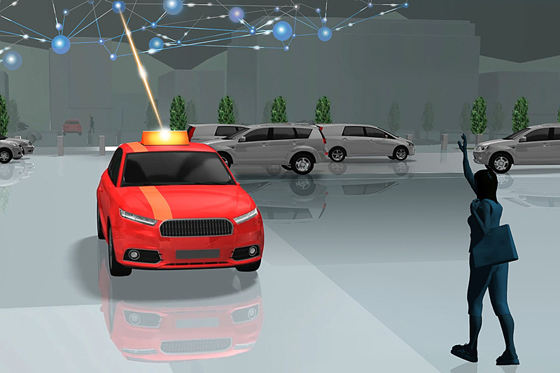 「AIを活用したタクシー配車システム」のイメージ画像