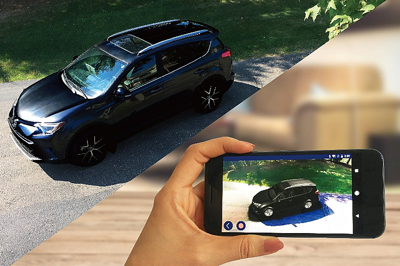 離れた場所でもクルマの周辺状況をスマホで確認できる「リモートマルチアングルビジョン」