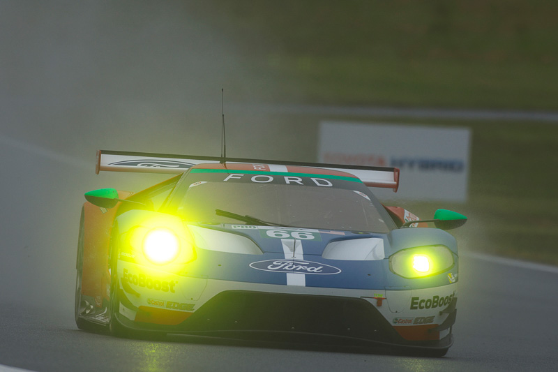 LMGTE Pro予選3位を獲得した66号車 フォードGT（ステファン・ミュッケ/オリビエ・プラ組）、フォードとポルシェの激しいポール争いが展開された