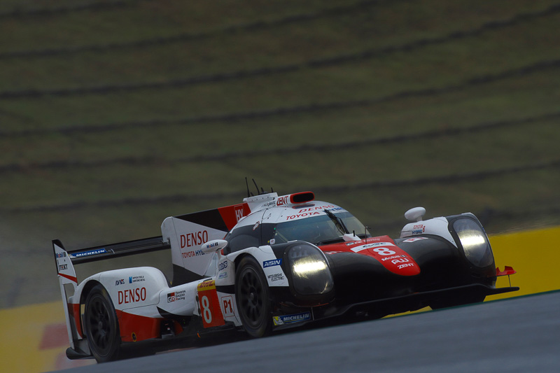 LMP1予選3位となった8号車 トヨタ TS050 - ハイブリッド（セバスチャン・ブエミ/アンソニー・デビットソン/中嶋 一貴組）