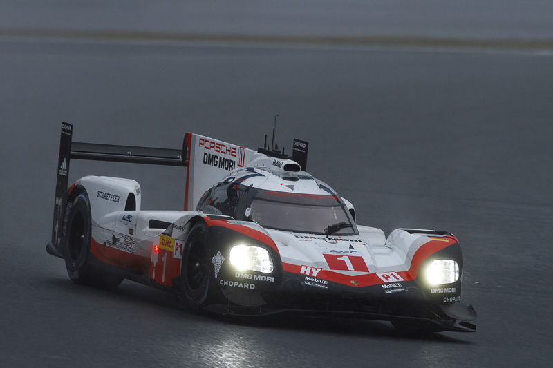 LMP1予選2位となった1号車 ポルシェ 919 ハイブリッド（ニール・ジャニ/アンドレ・ロッテラー/ニック・タンディ組）