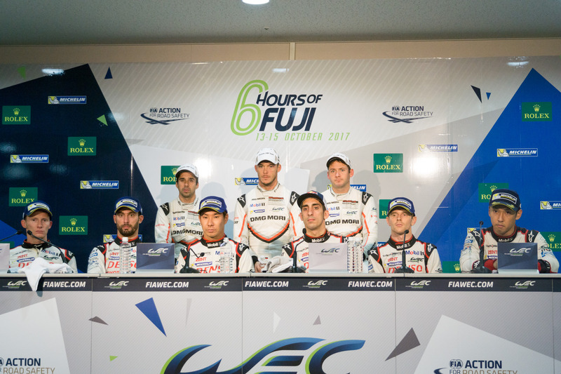 決勝レース後に行なわれたトップ記者会見